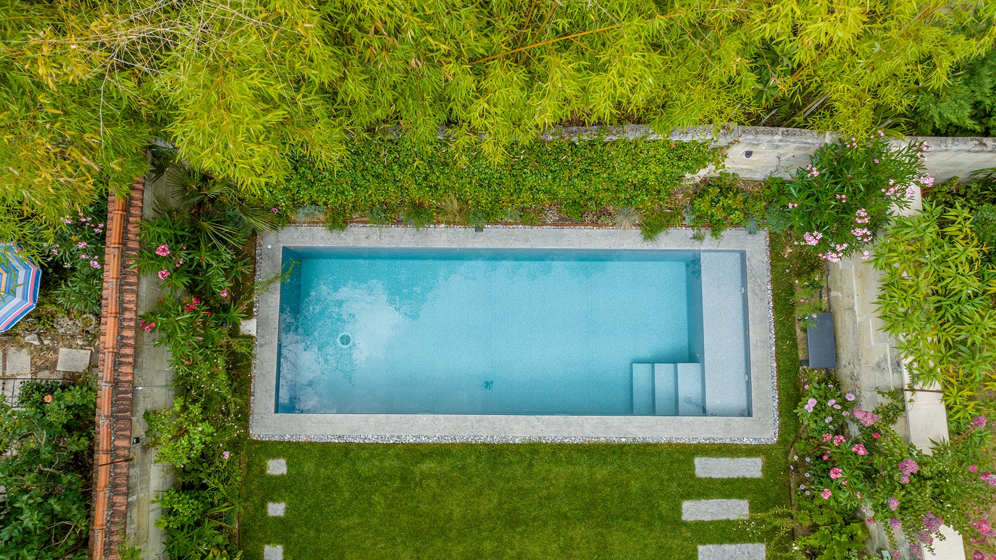 Construction d'une piscine d'échoppe à Bordeaux Caudéran