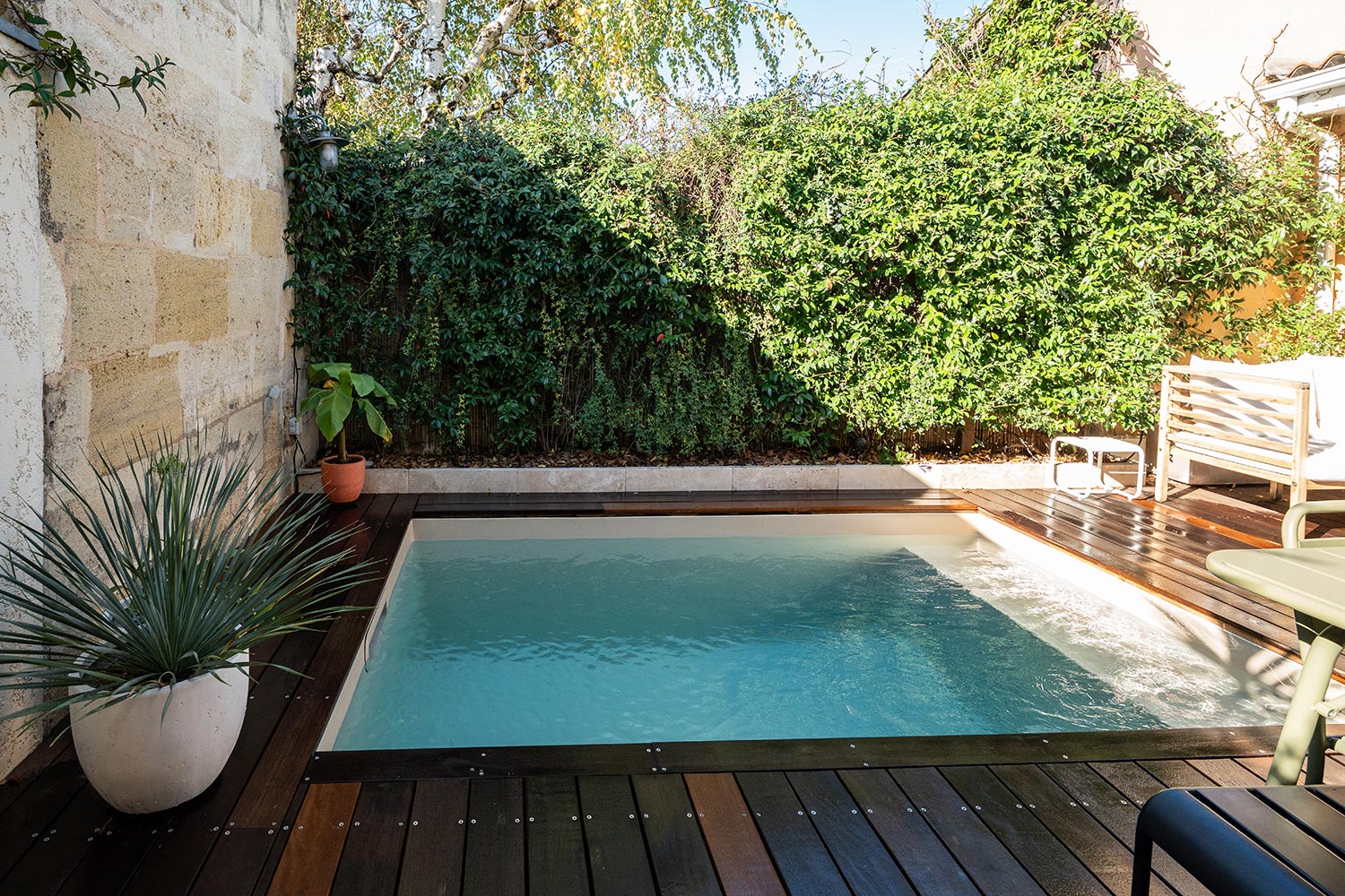 Construction d'une piscine d'échoppe au Bouscat